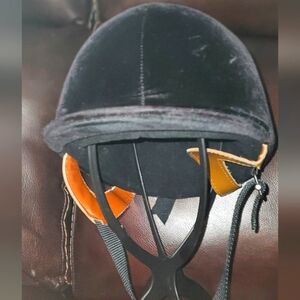 New Vintage Int'L Riding Helmets, Ltd. Olympian Riding Helmet- orig.prod. label